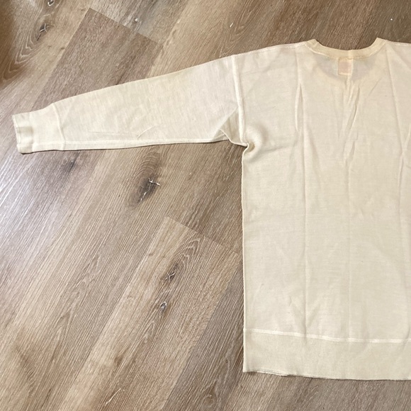Vintage Shepherd Pure Wool Thermal Undershirt Sweater 1940s WW2 Size 38.5 / S/M - Picture 12 of 13